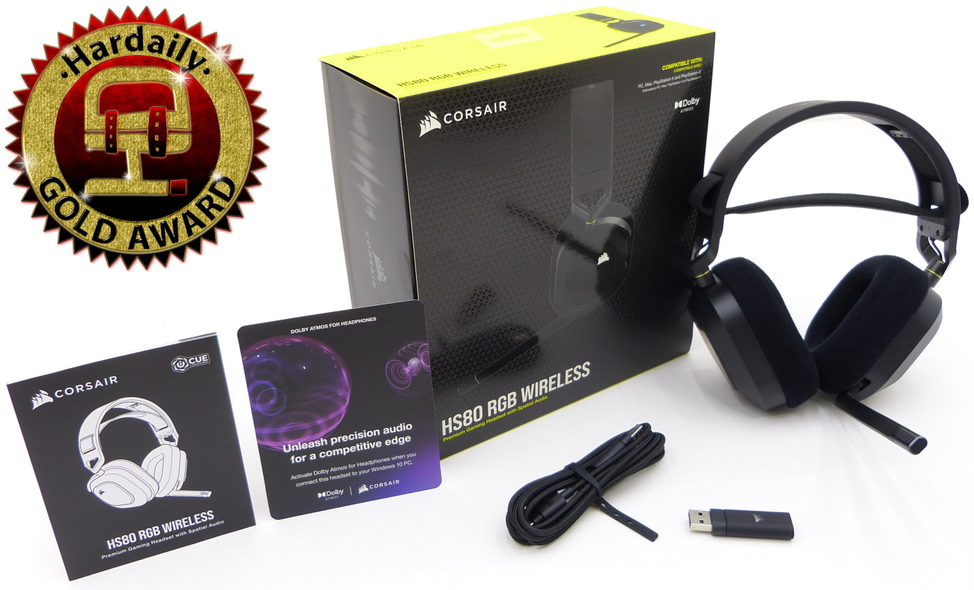 Análisis CORSAIR HS80 RGB Wireless, auriculares estéreo inalámbricos con  micrófono compatibles con Dolby Atmos para PC destinados a «jugadores  gamers», Hardaily