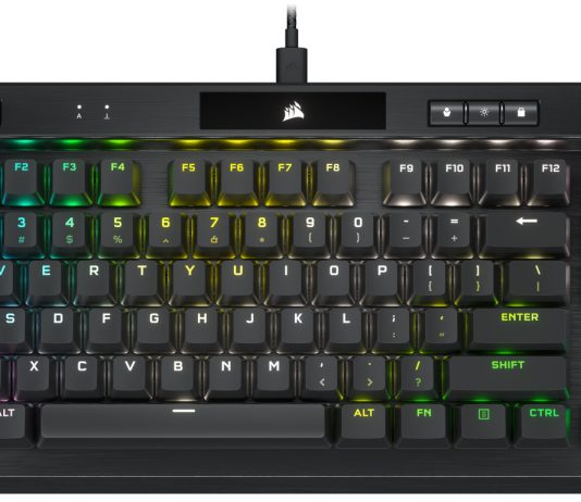 CORSAIR tiene el K70 RGB TKL listo: teclado óptico-mecánico compacto con diseño para campeones