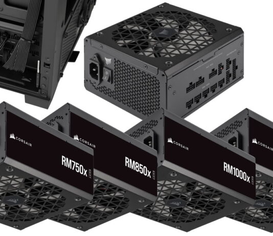 CORSAIR innova en el campo de las fuentes de alimentación con su serie RMx SHIFT ATX 3.0 con conexiones laterales