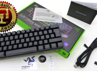 Análisis Razer Huntsman Mini, teclado óptico compacto 60% para jugadores (interruptores púrpura)