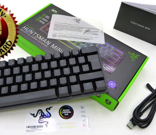 Análisis Razer Huntsman Mini, teclado óptico compacto 60% para jugadores (interruptores púrpura)