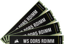 CORSAIR ofrece más RAM destinada a estaciones de trabajo: los kits de memoria WS DDR5 RDIMM ECC