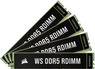 CORSAIR ofrece más RAM destinada a estaciones de trabajo: los kits de memoria WS DDR5 RDIMM ECC